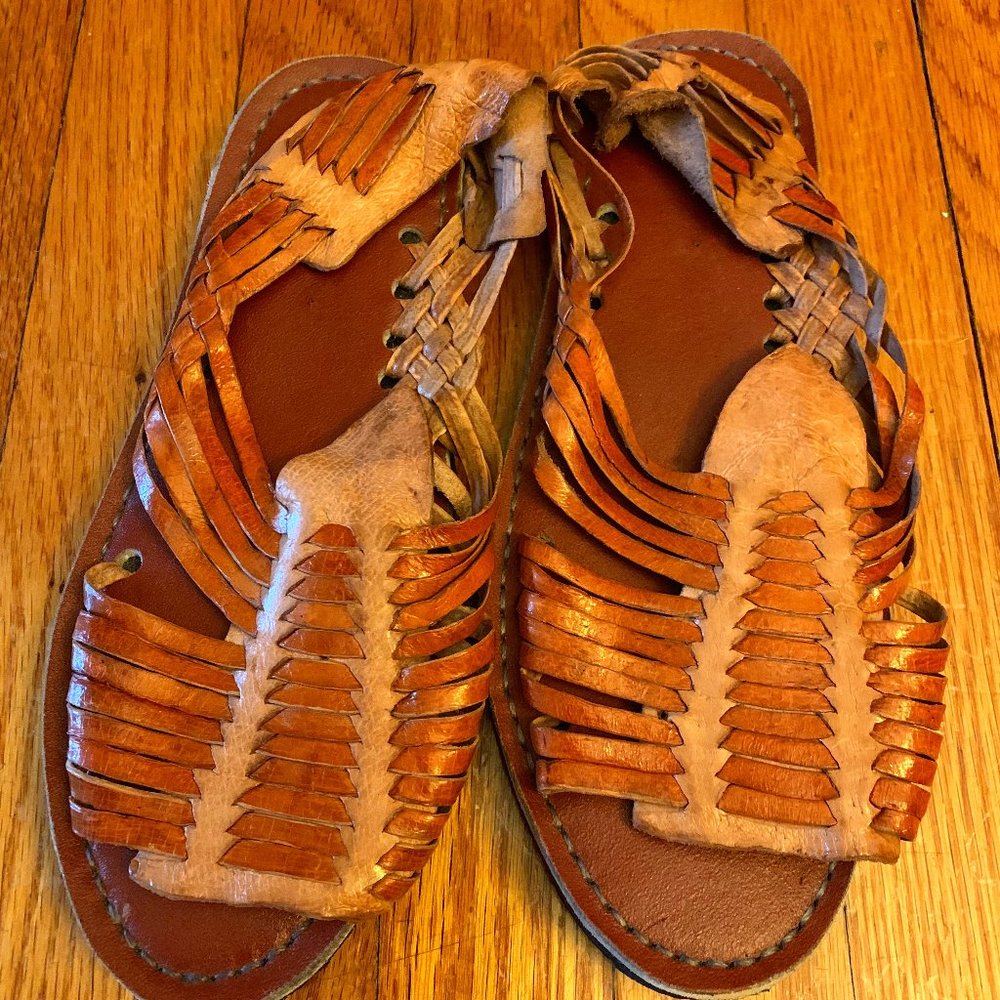 Handmade Mexican Hurarche Sandals